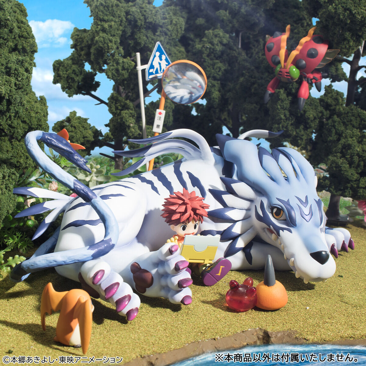 (預訂訂金 $300) (總價 $940) (魂限) MegaHouse GEM 數碼暴龍大冒險 加魯魯獸 & 石田大和 (再版) (行版) G.E.M. Digimon Adventure Garurumon & Yamato