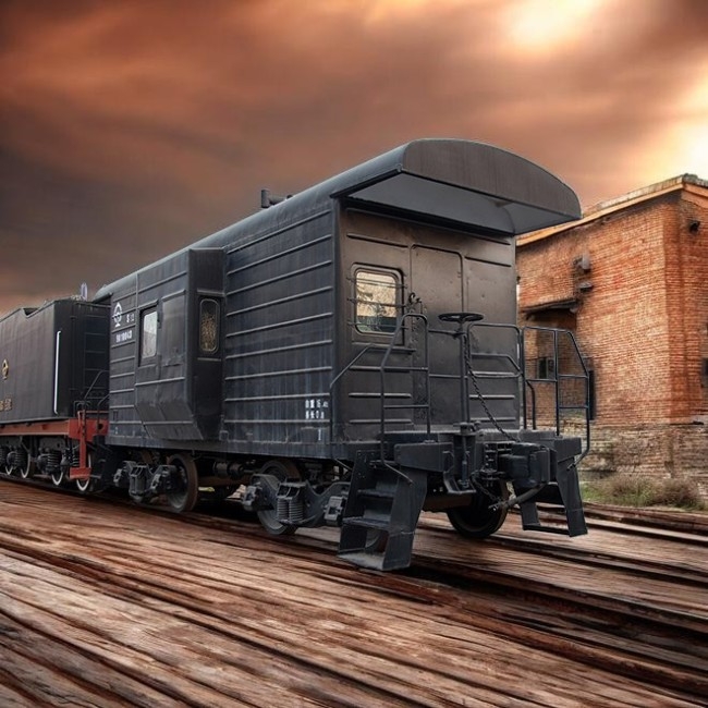 中國鐵路S12型守車 (China Railway Caboose) HO比例 舊化版
