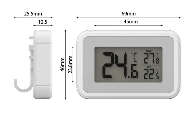 TM-2T Thermometer with Max-Min records [AD00394]