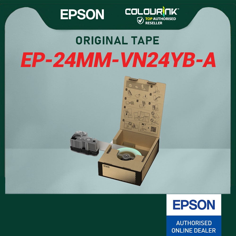 Epson Original Vinyl Laminated Sticker LK-Tape 4WBVN 5WBVN 5YBVN 5WBVN 6YBVN 7WBVN 7YBVN for Labelworks Printer