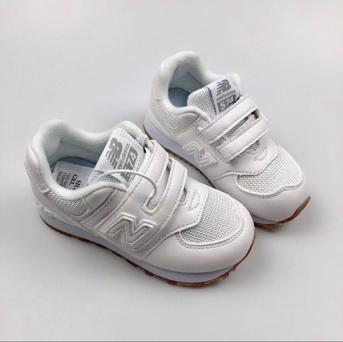 預訂款 NB574 兒童休閒鞋 白色 