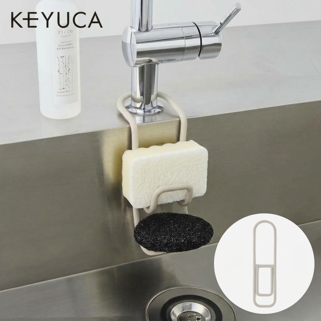 🔥🔥【日本直送《KEYUCA》可變形多功能海綿瀝水掛架】