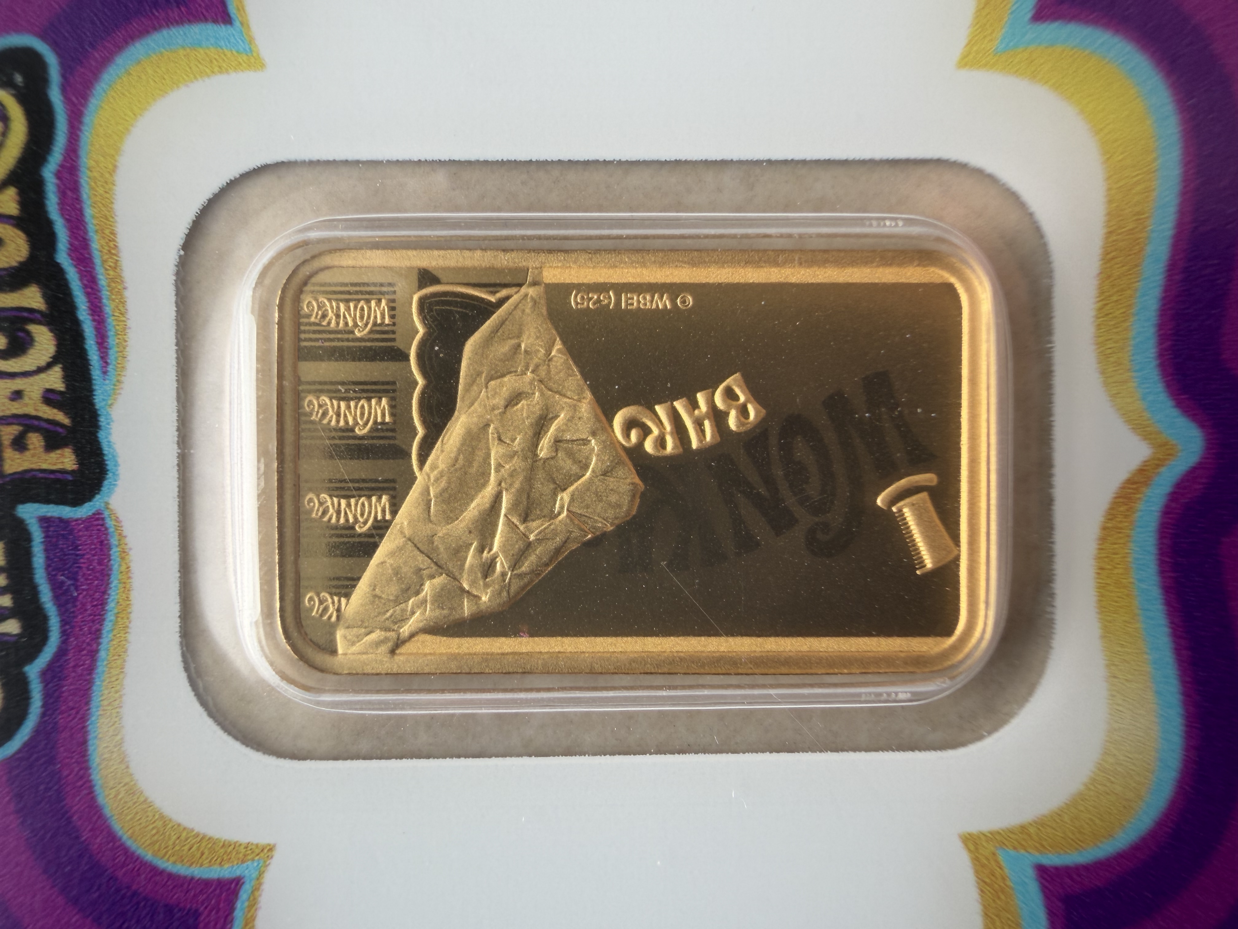 (RADAR SN:0440) PAMP Willy Wonka V2 5g 🇨🇭Swiss Fine Gold Bar Emas 999.9 with sleeve 巧克力厂