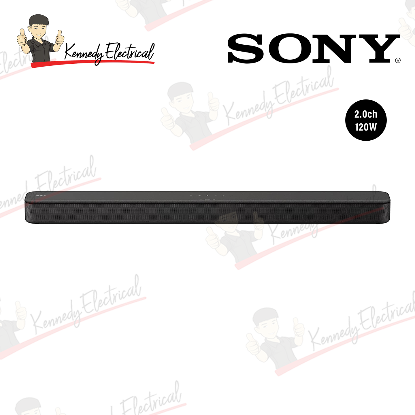 Sony 2.0ch Soundbar Compact TV Speaker (HT-S100F)