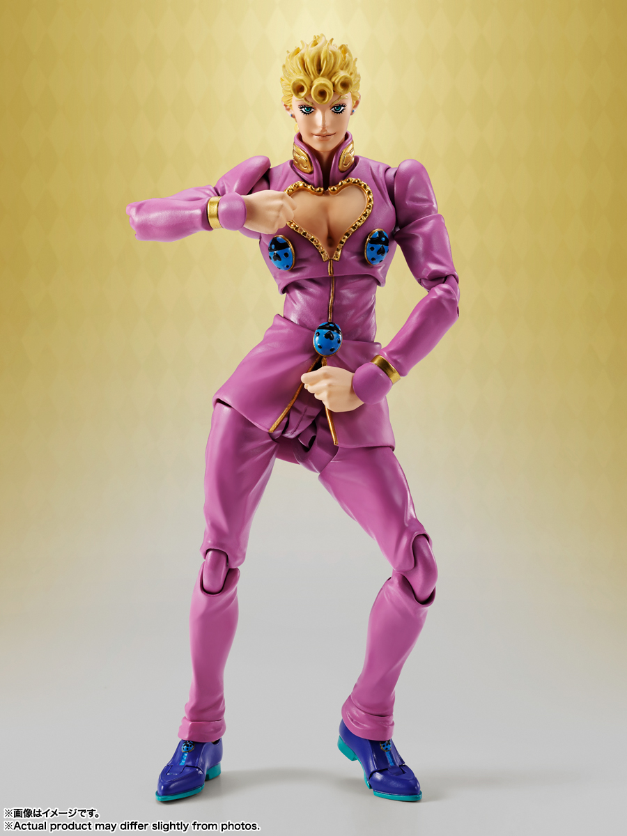 (預訂訂金 $200) (總價 $462) Bandai S.H.Figuarts JOJO的奇妙冒險 喬魯諾·喬巴拿 (行版) SHF Giorno Giovanna