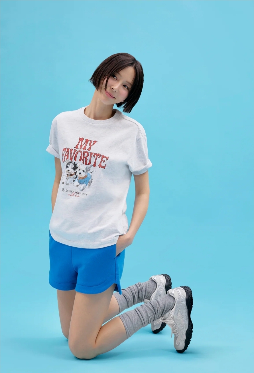 FILA Korea MY Favorite Puppy Tee⁠ 🐶(Uni Semi-Over Fit)