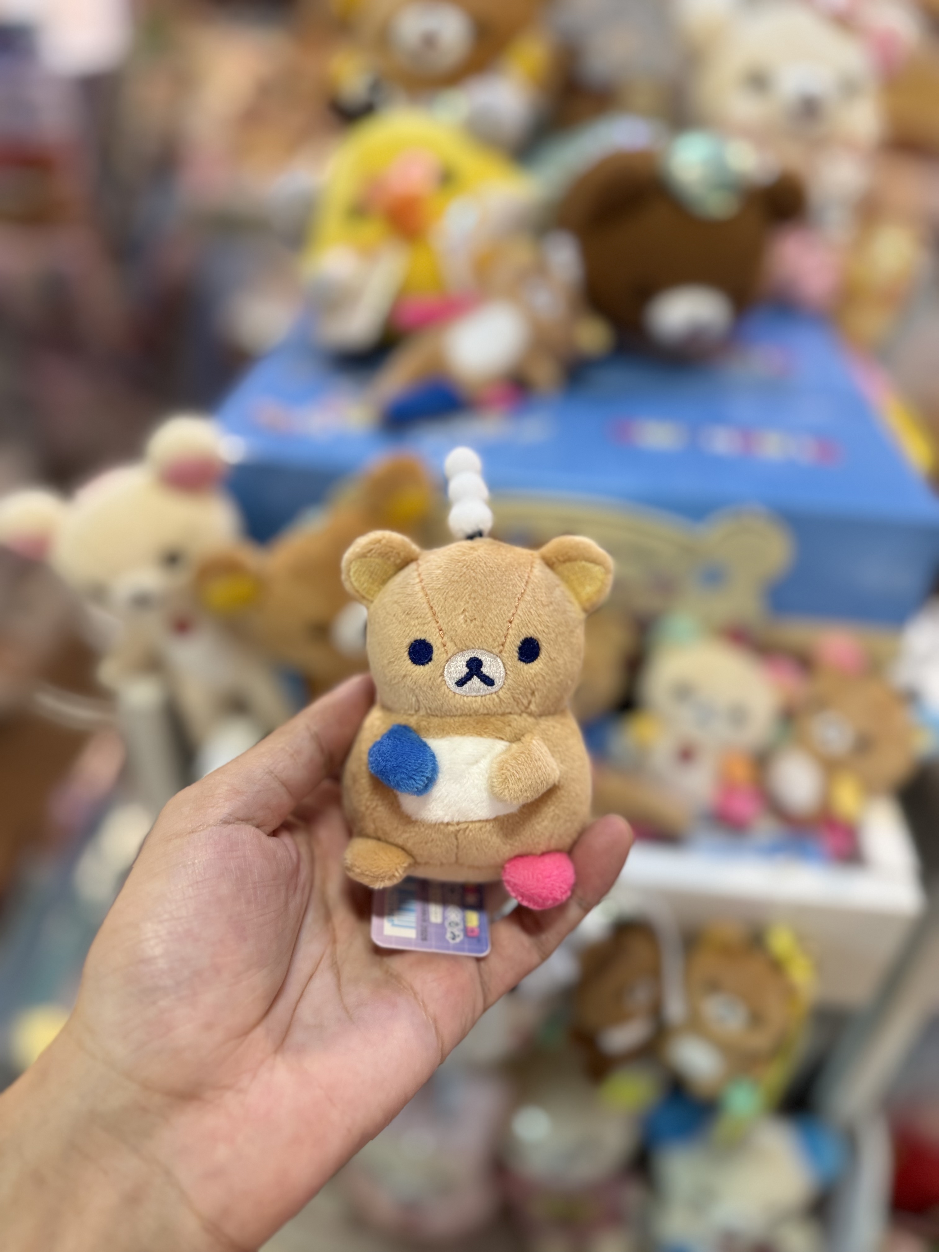 《現貨》全新日本專店限定實驗室系列rilakkuma 手玉公仔