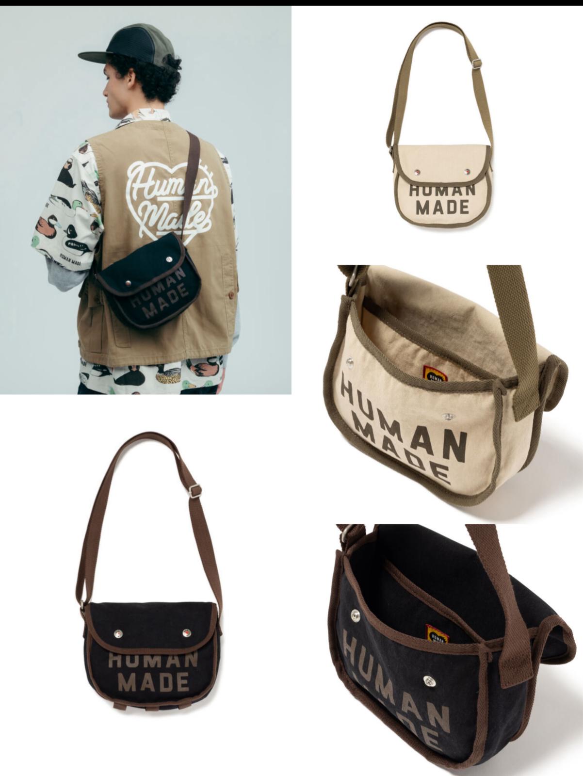 Human made shoulder bag