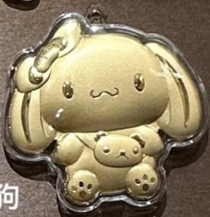 0.02g三丽鸥系列金钞（凯蒂猫/库洛米/美乐蒂/帕恰狗/布丁狗/玉桂狗）