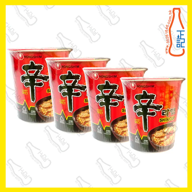 ==農心辛辣杯麵 65g x 4杯 /份