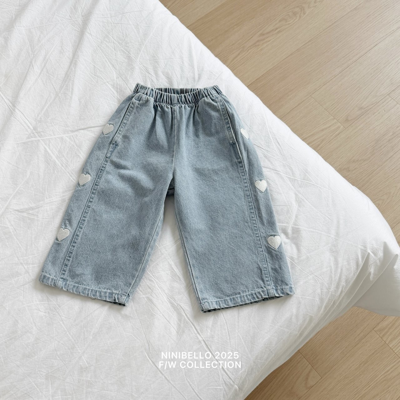 Ninibello | Heart Demin pants (Blue M100-105)