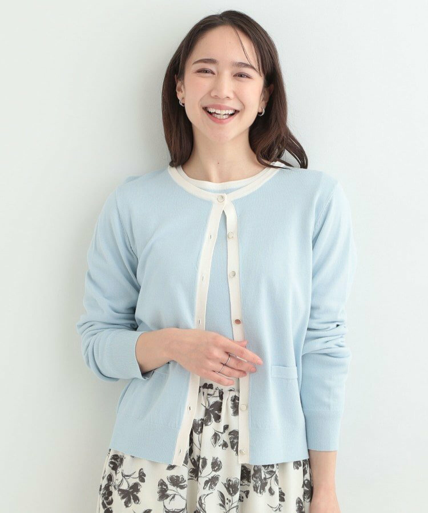 🆕【⭐訂購⭐】  🇯🇵日本直送 🌀SHOO・LA・RUE金屬鈕扣 配色 優雅 圓領針織外套［4款選］🌀 [ELCA-0078][260323]