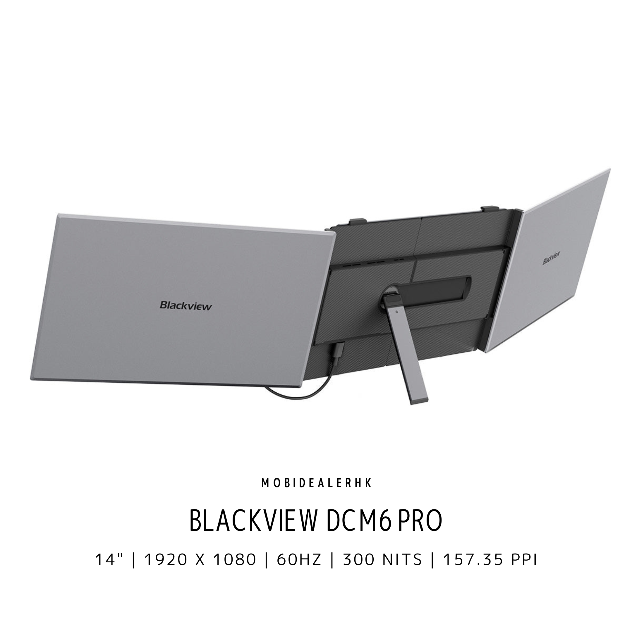 Blackview DCM6 Pro | 便攜式螢幕 | 14" | 1920 x 1080 | 60Hz | 300 Nits | 157.35 PPI