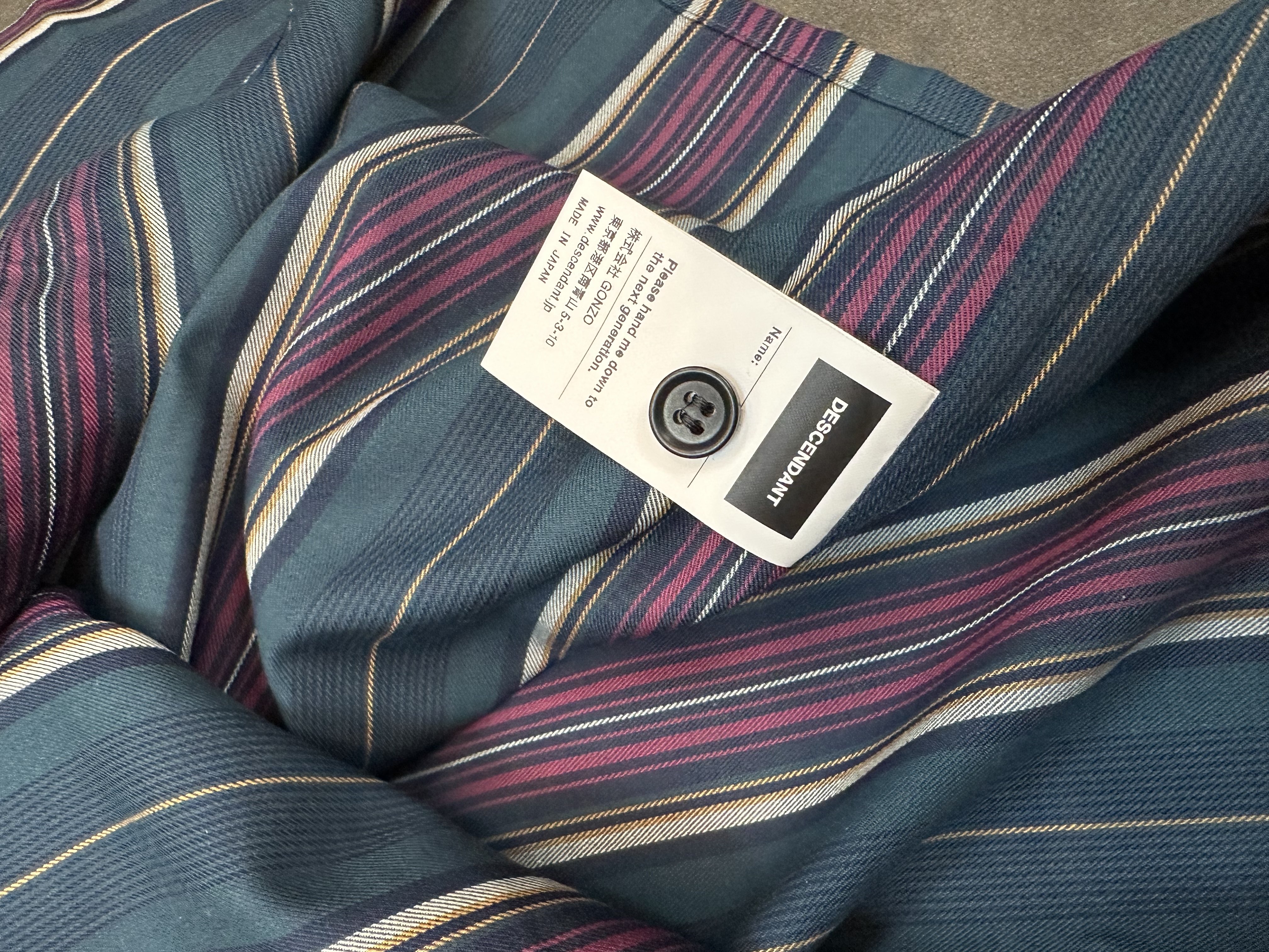 Descendant shirt size 3 全新 