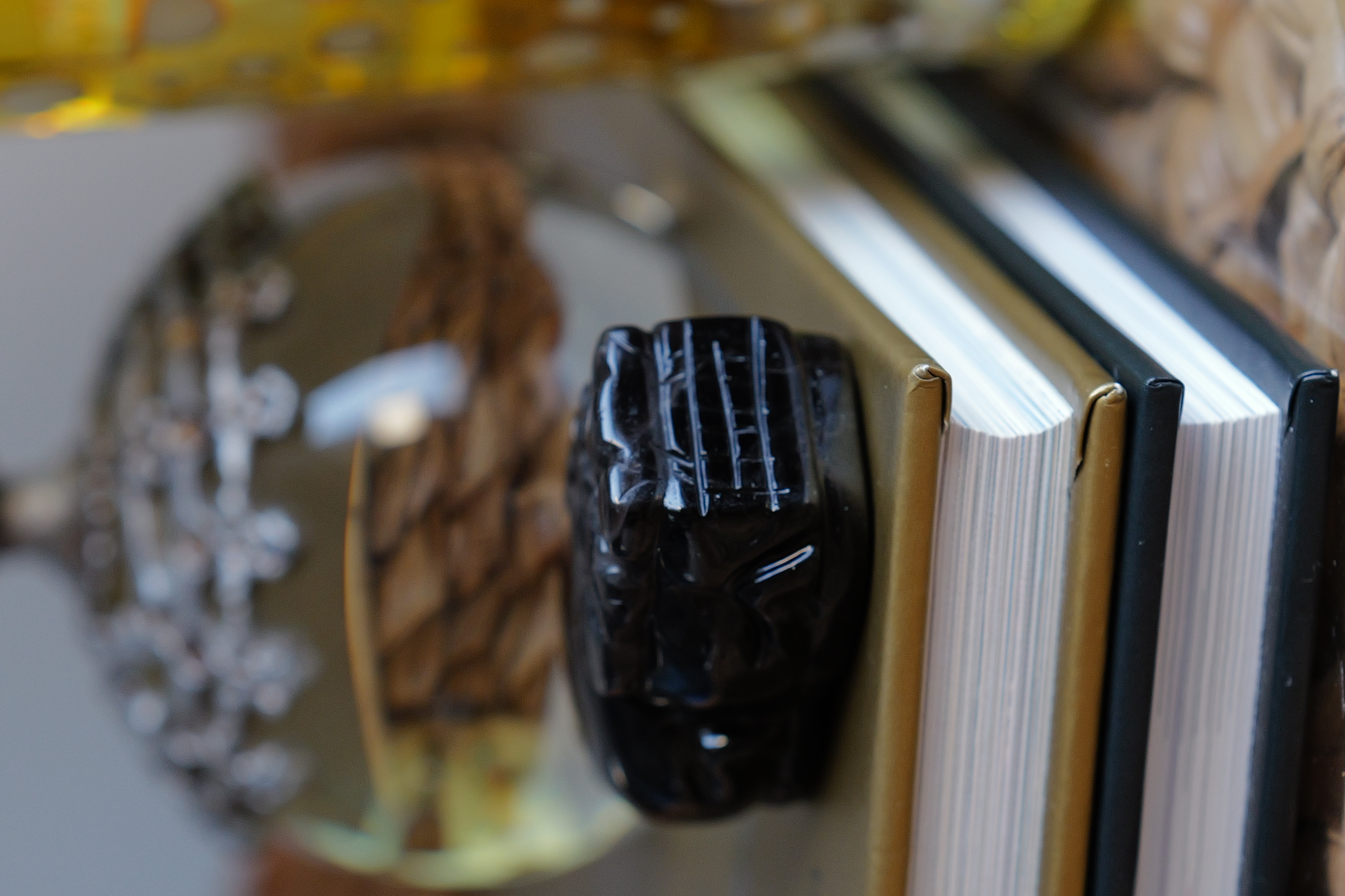  ༒4.6cm黑曜石金錢貔貅擺設༒ PU.1232H5JG5T-RA18*3TN