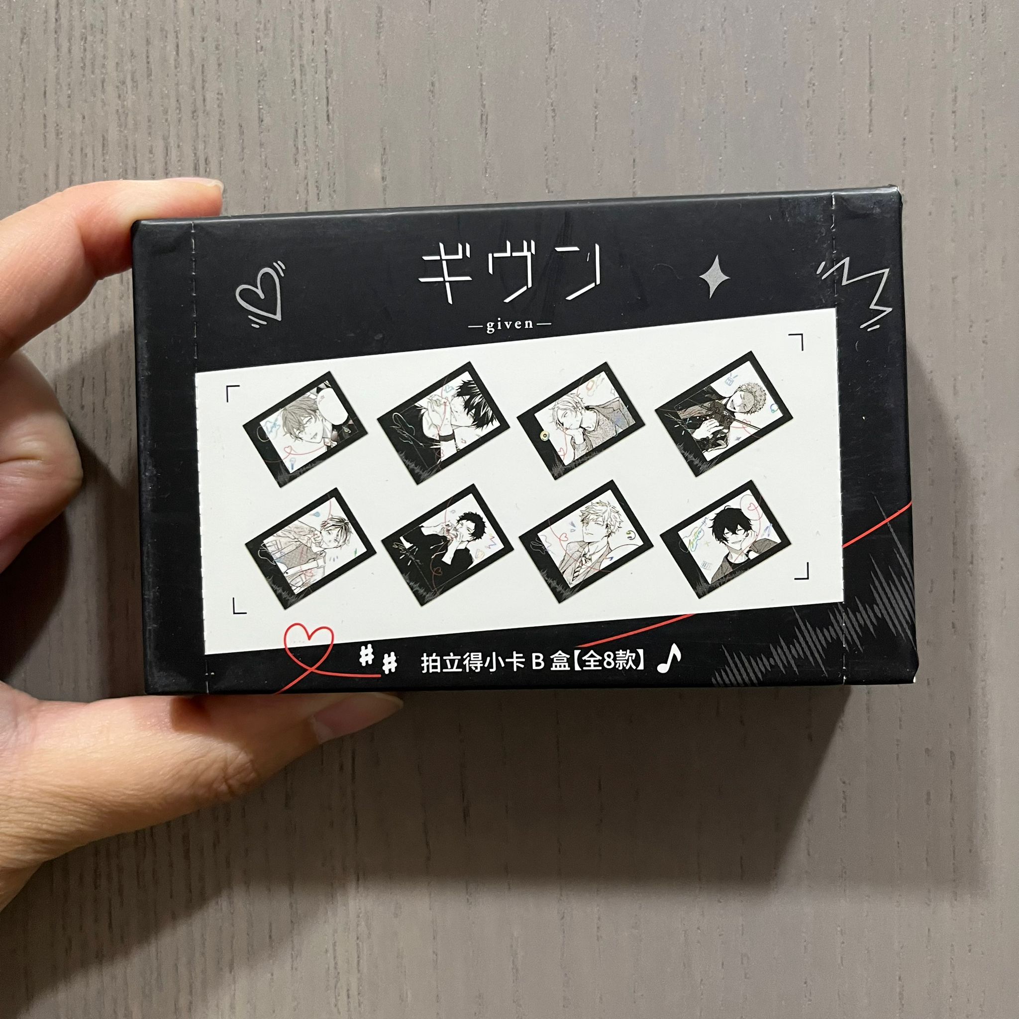 【微量現貨】Given被贈與的未來 三月獸 拍立得（黑白）