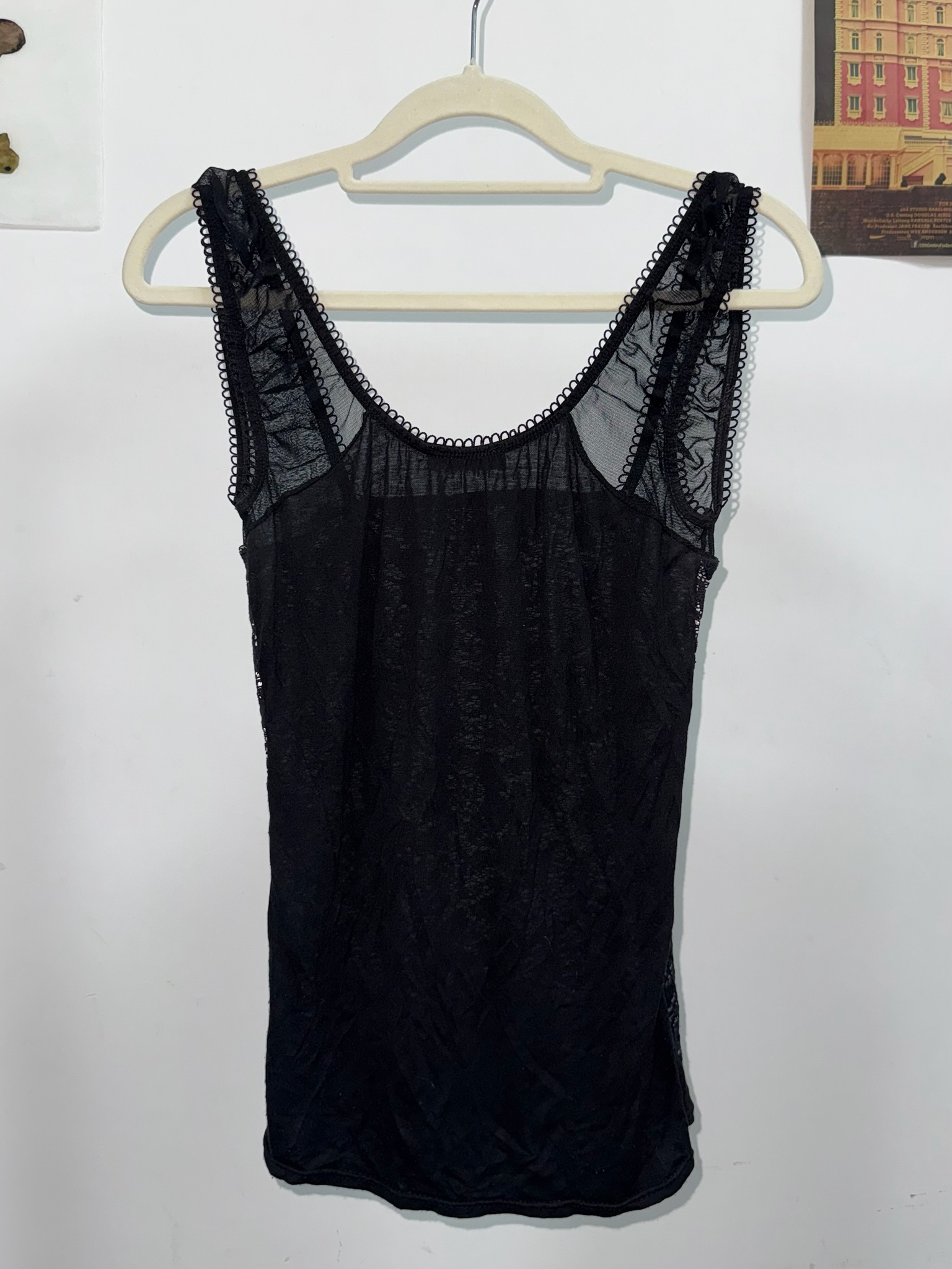 Cache-Cache Gothic Lace Corset-Style Cami