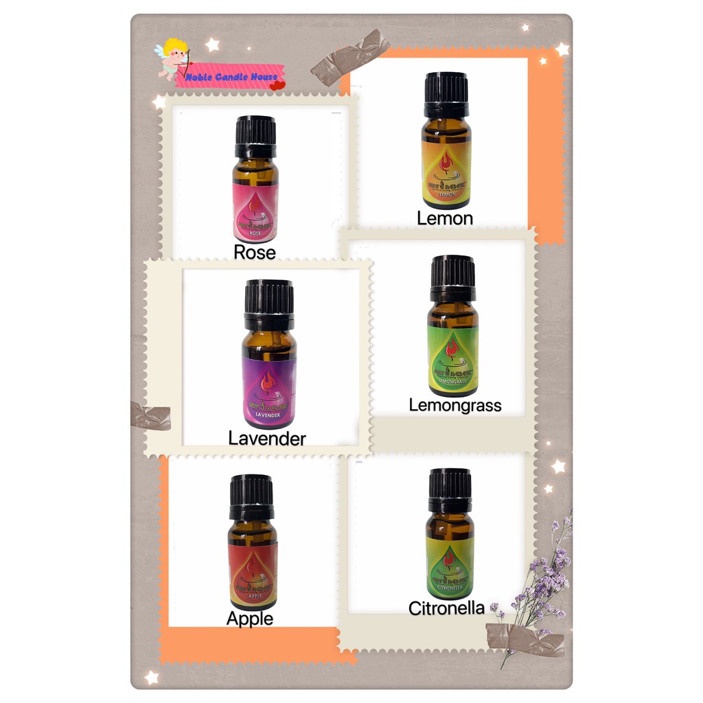 Fragrance Oil (10ml)【SZENT RADIANZE】-Lavender, Rose, Citronella, Lemongrass, Apple, Lemon