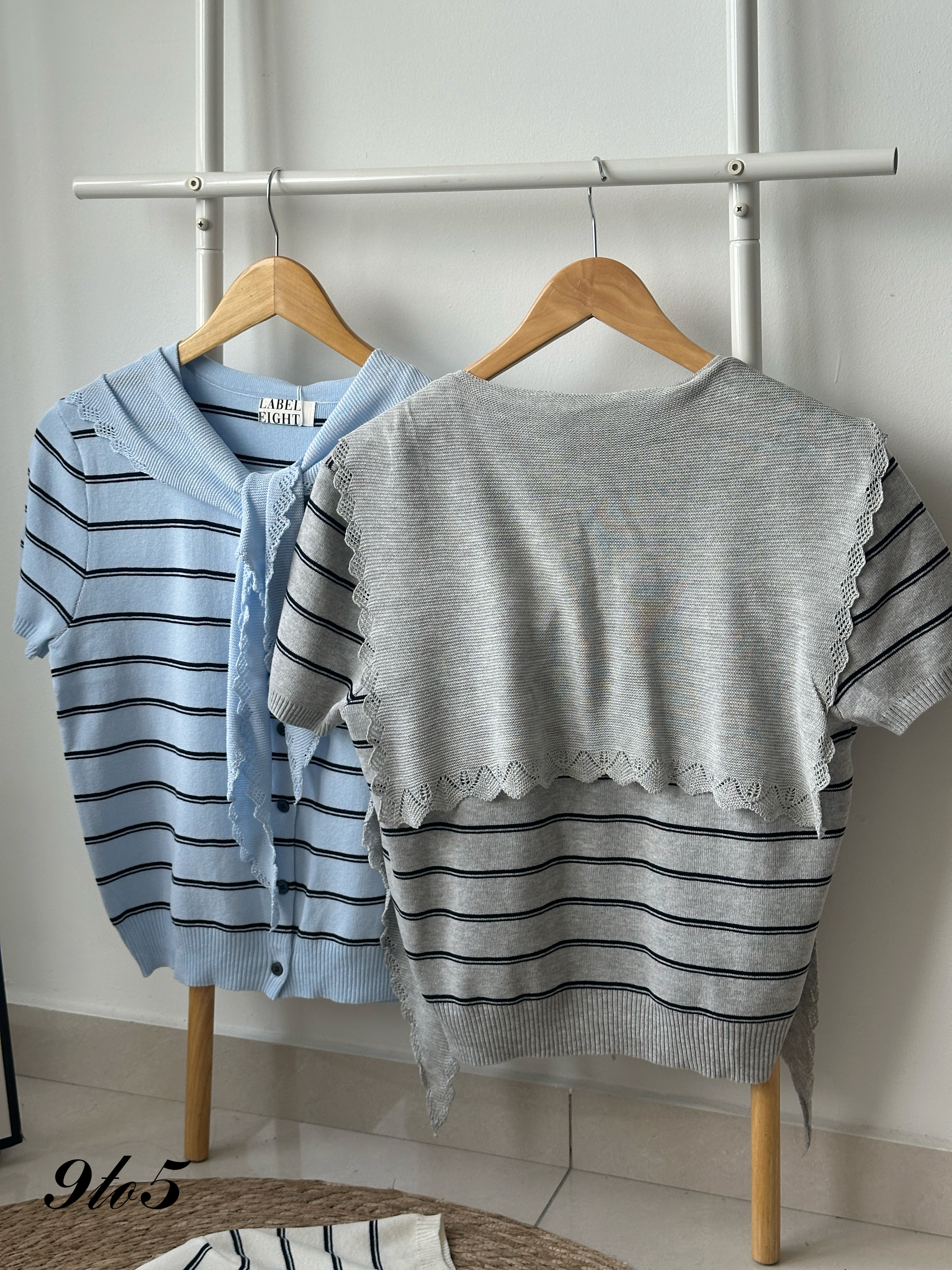 T4169 Stripe Knit Top - 4 Colors 