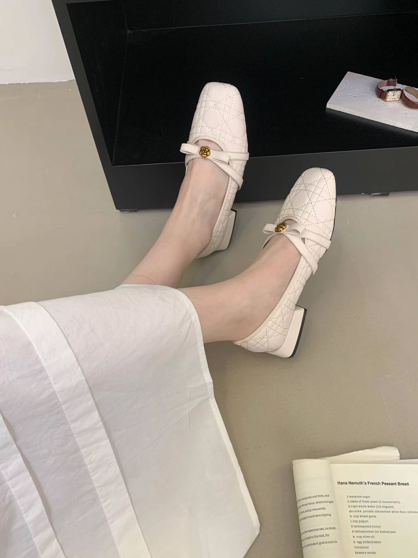 101 小香风玫瑰扣单鞋 🇨🇳