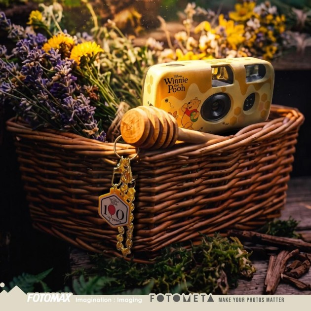香港行貨 Fujifilm 富士即棄相機套裝 - 小熊維尼 WINNIE THE POOH100週年 (QuickSnap 即棄相機 x2)
