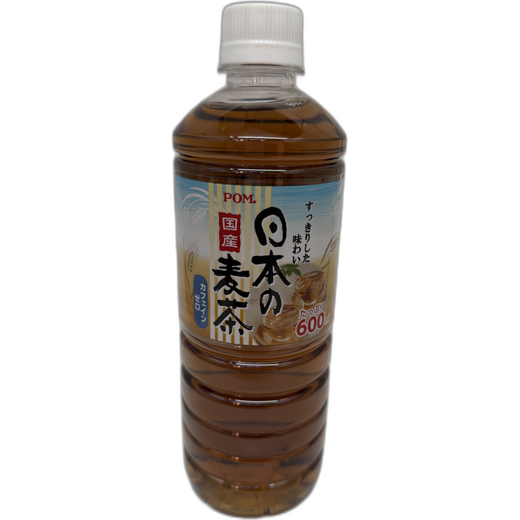 愛媛飲料 POM 日本麥茶 600毫升