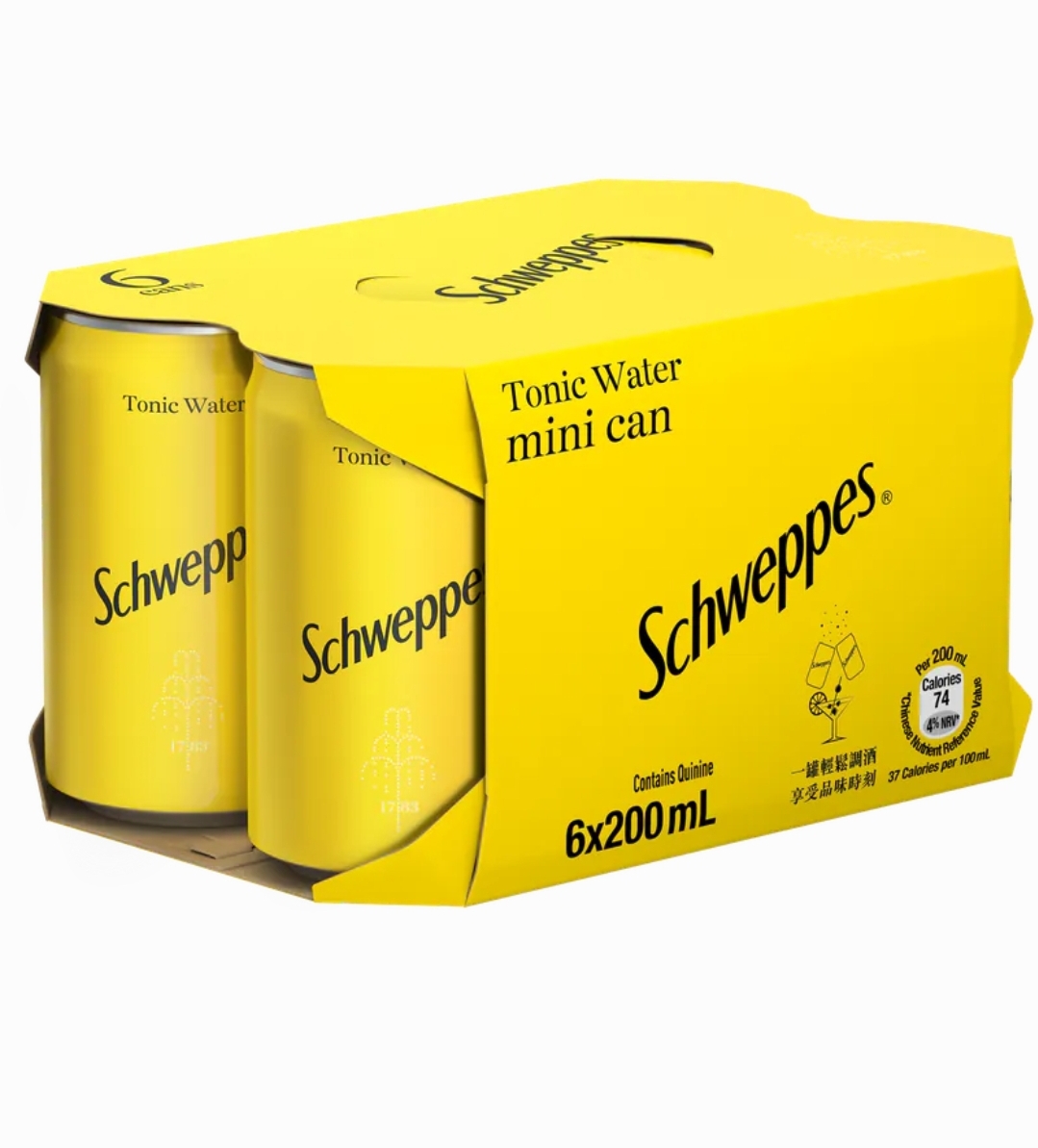 Schweppes 玉泉湯力水🥤 200ml