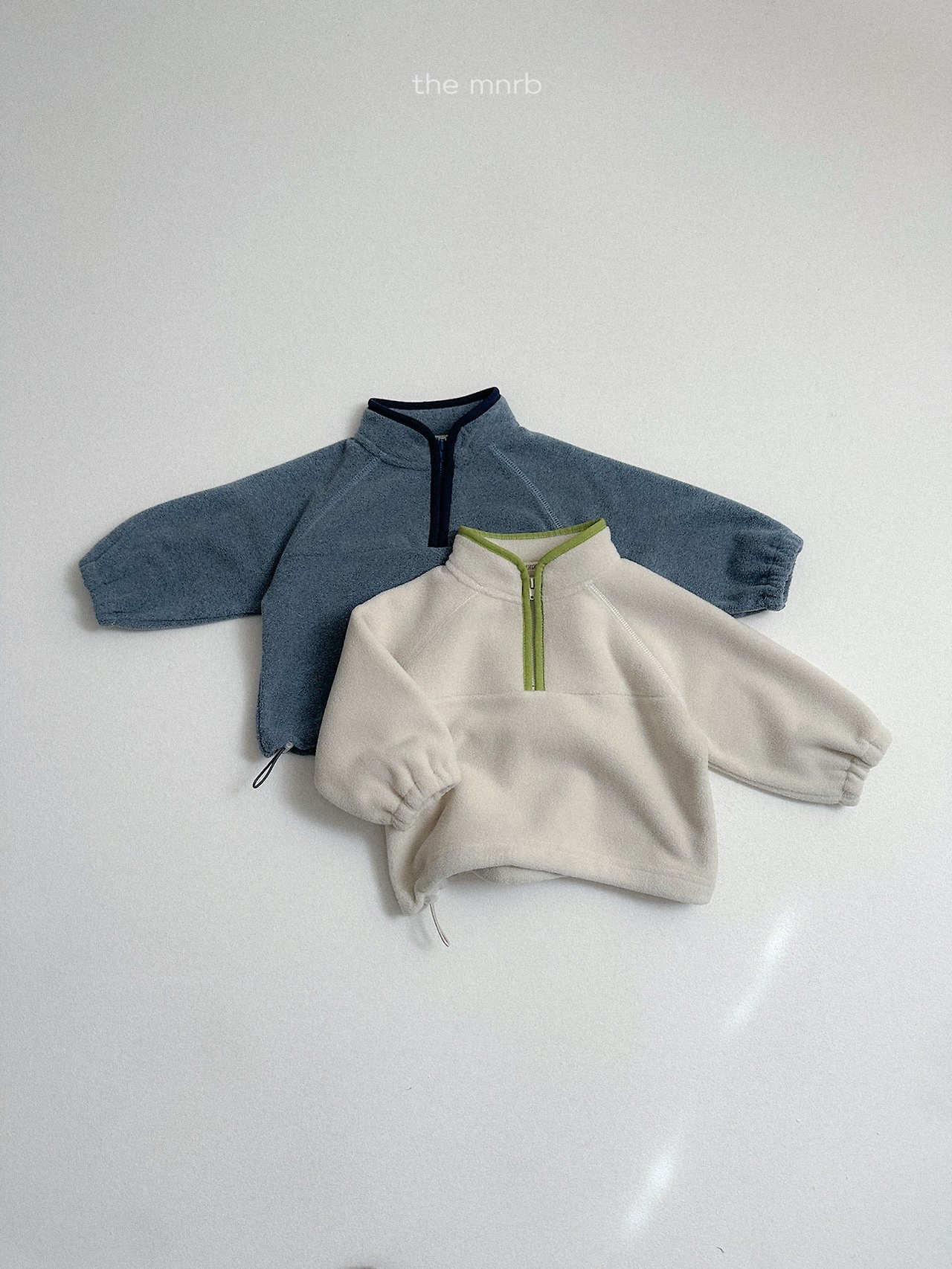 Mnirobe | Two-tone fleece half zip