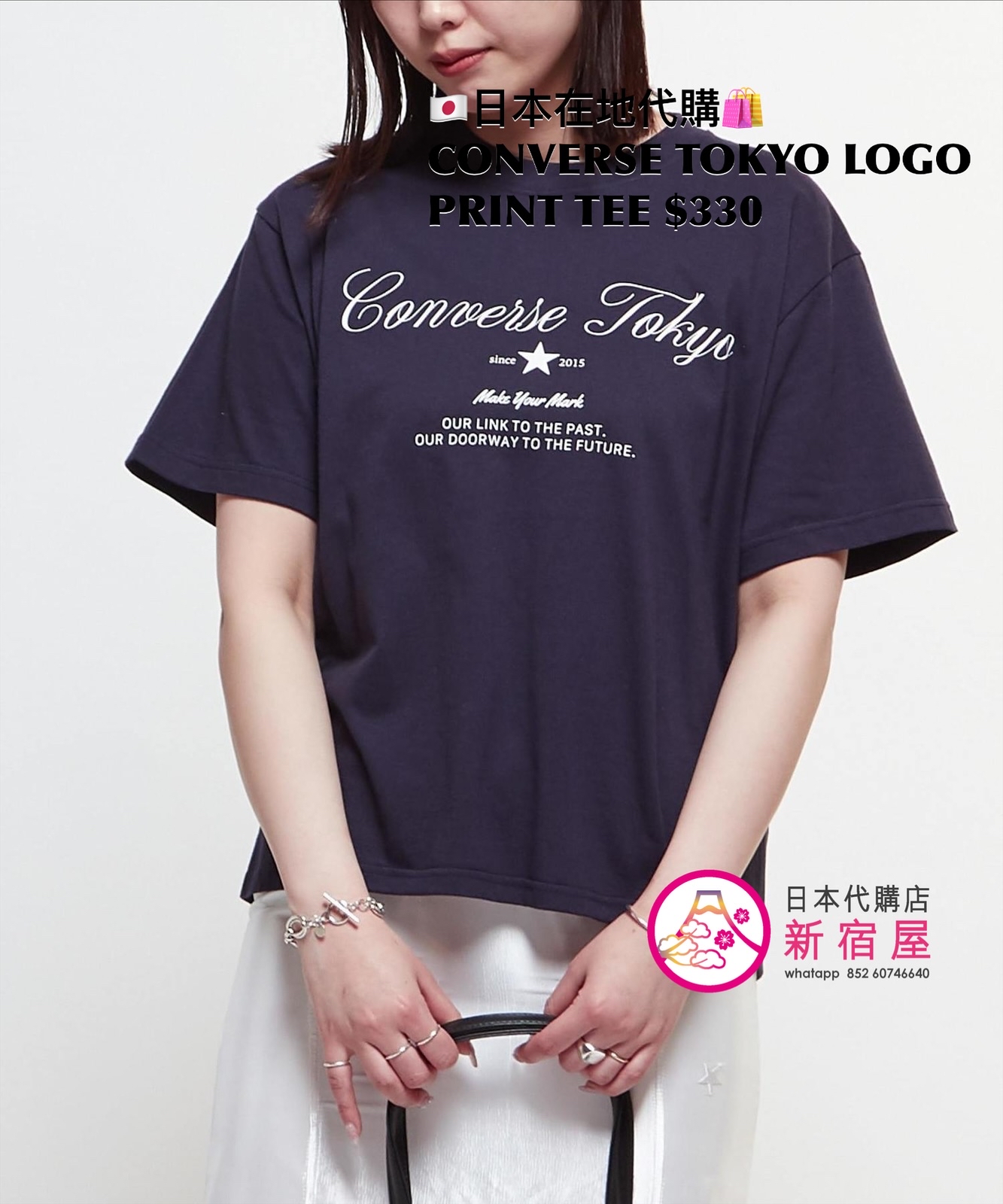 CONVERSE TOKYO STAR LOGO PRINT TEE