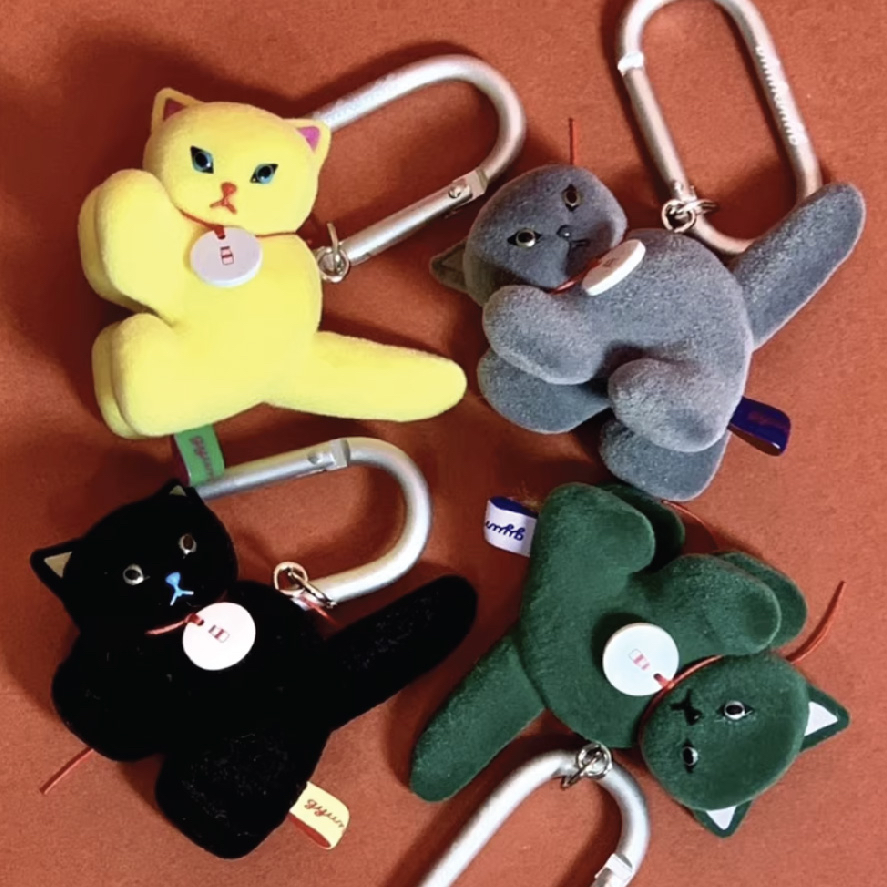 gyunyuya霧絨貓咪掛件