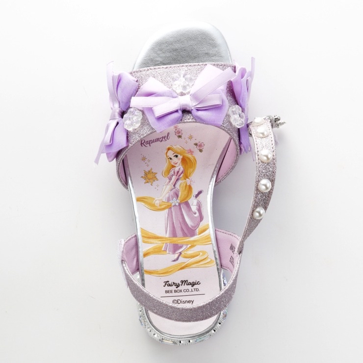 🇯🇵限量預訂 日本直送🇯🇵Cottoli x Disney公主系列長髮公主閃亮寶石絲帶涼鞋