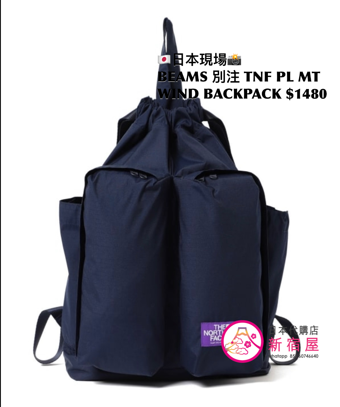 BEAMS 別注 THE NORTH FACE PURPLE LABEL MOUNTAIN WIND BACKPACK