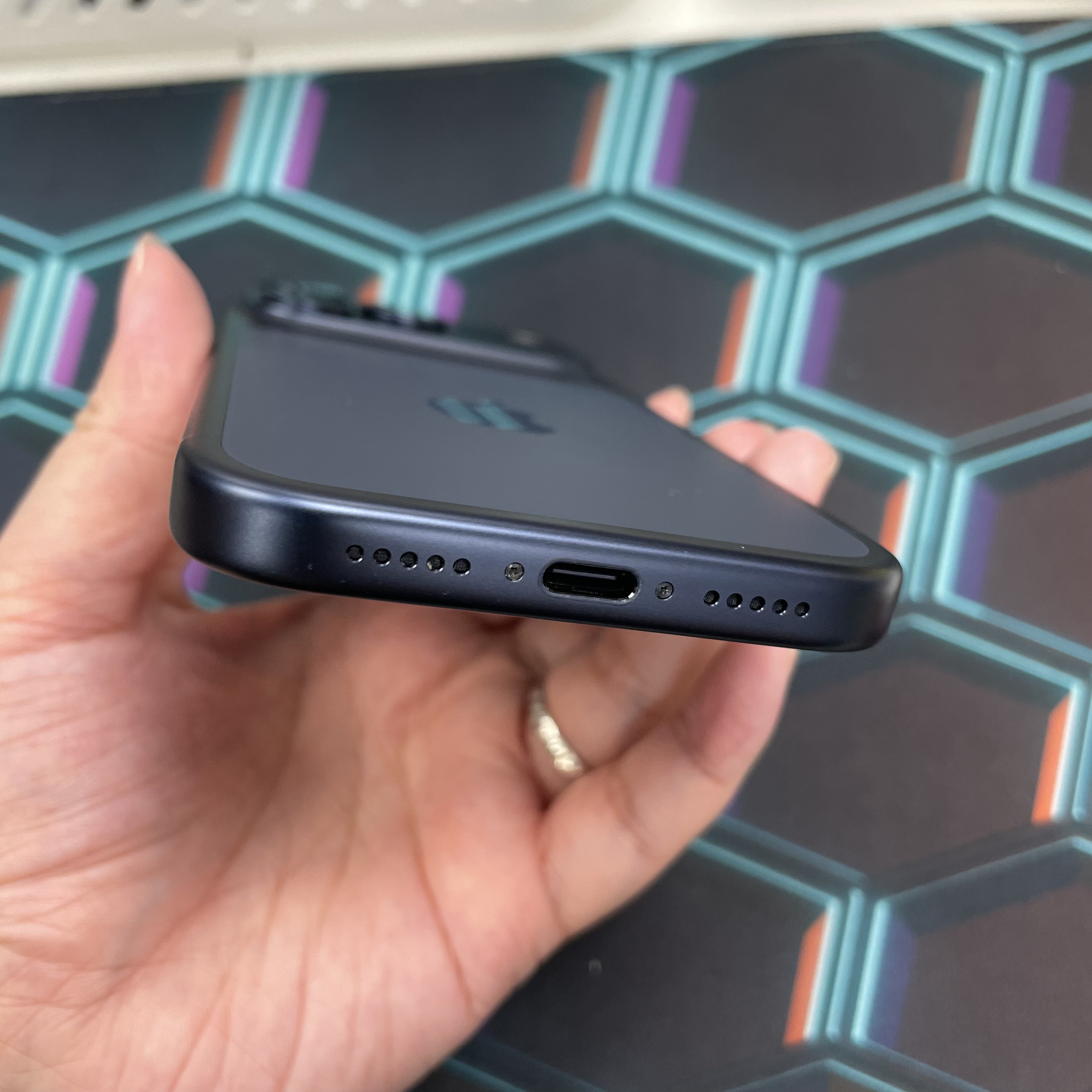 *6064 17 pro 完美機 256GB 電100 藍色 blue