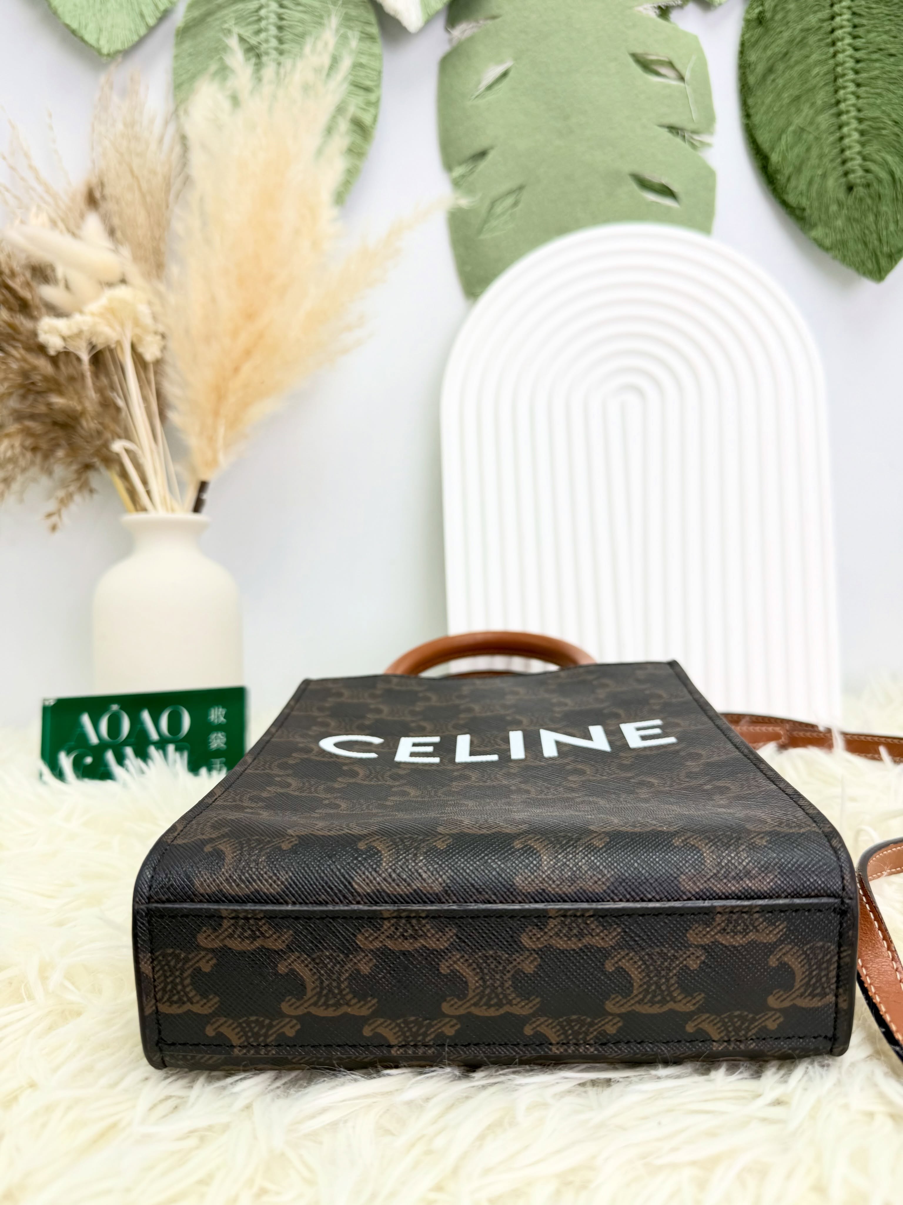 Celine👜 PRE OWNED 🛍️老花 mini tote 有塵袋