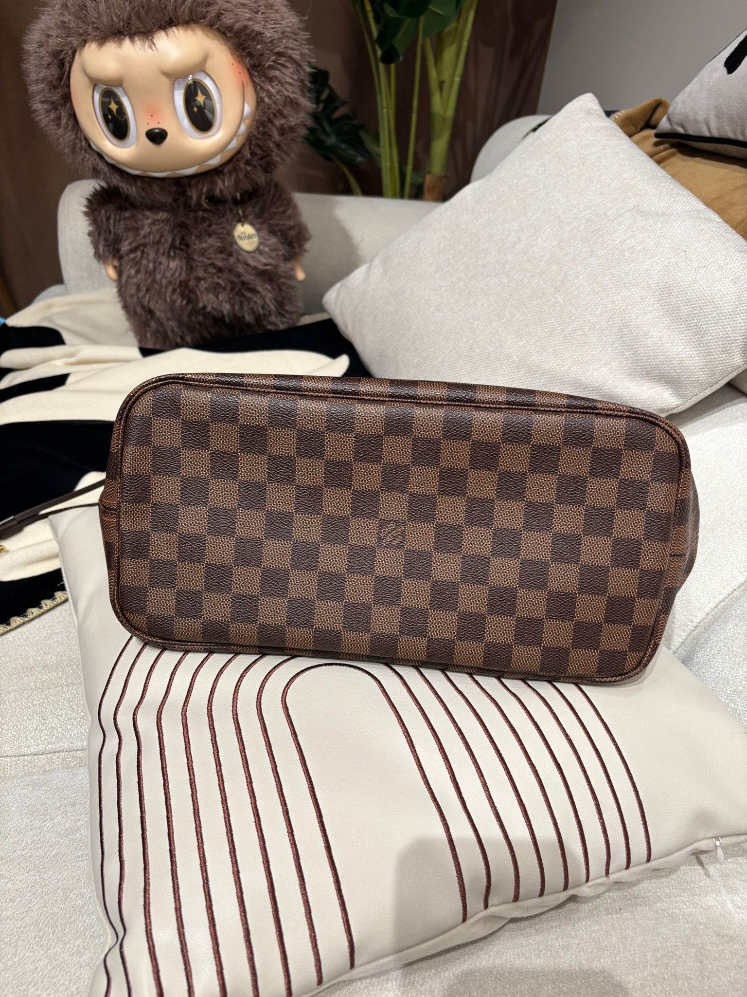 LV Neverfull MM Damier 100%Authentic, 98%New ✅Dust bag