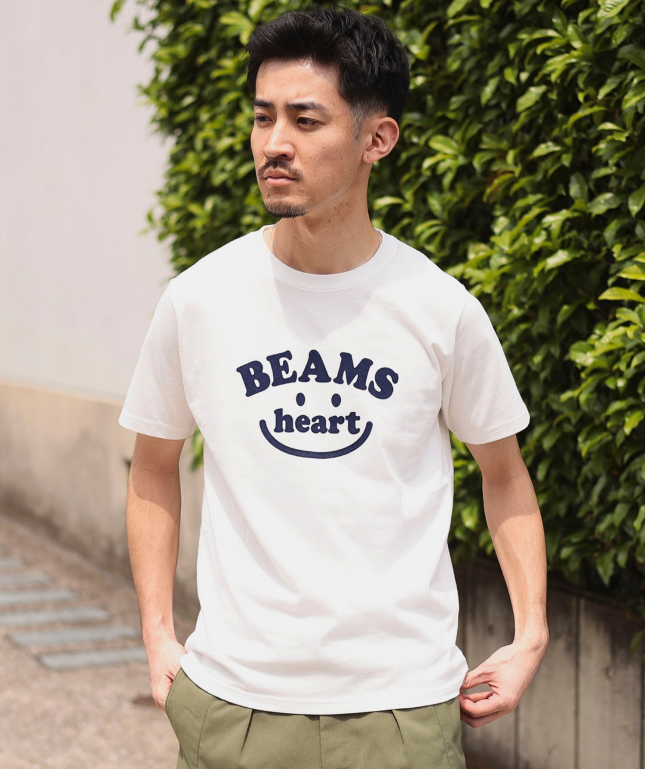 日本BEAMS Smile Logo Tee