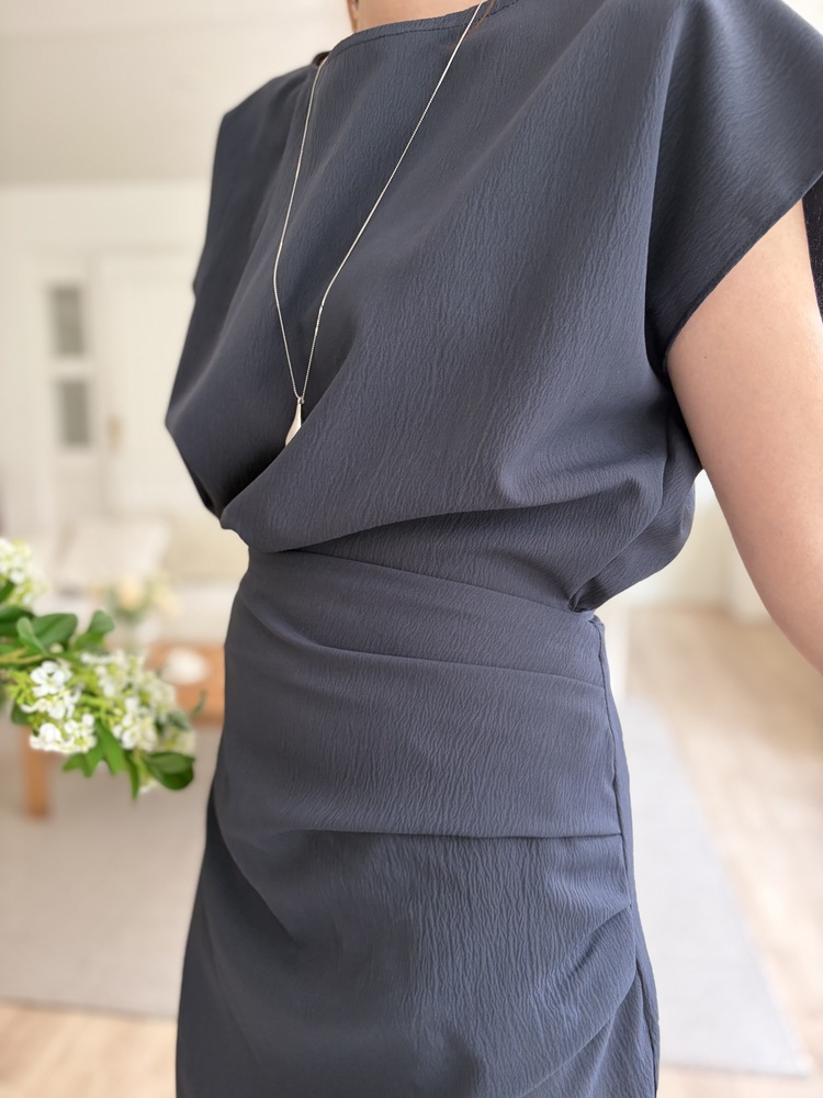 Lyra Ruched Set (Navy)