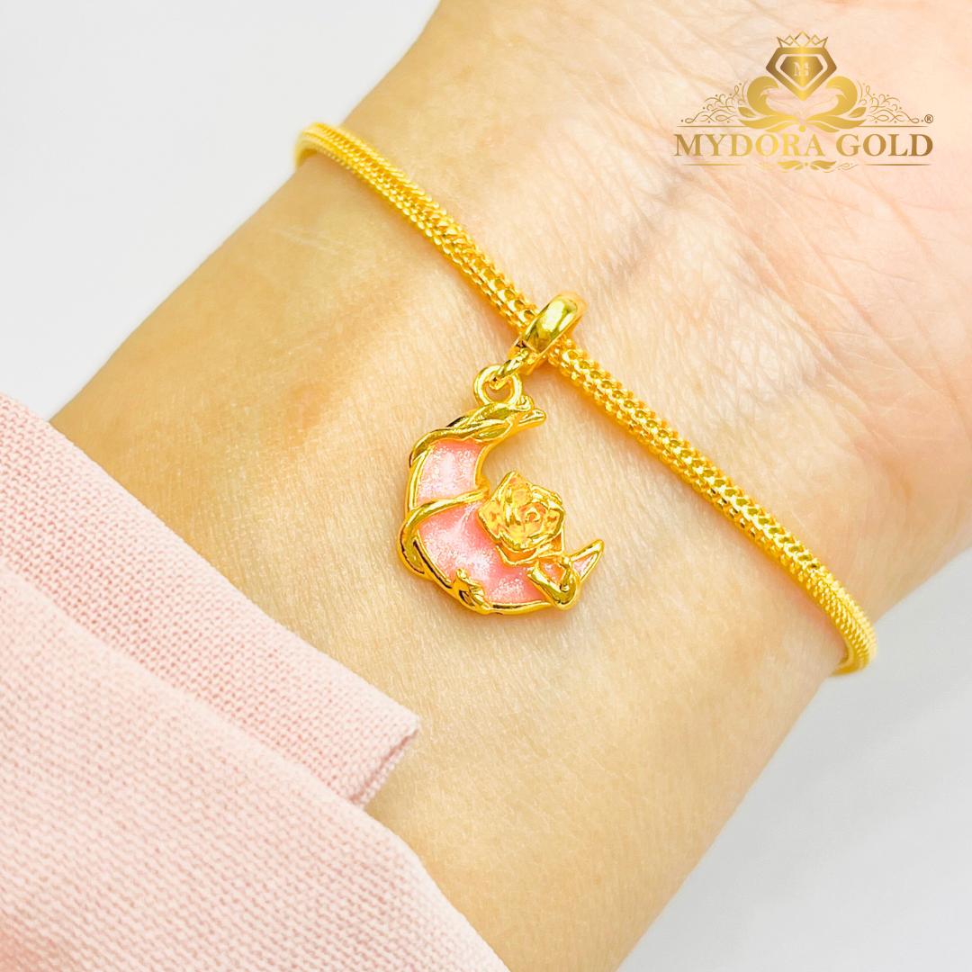 MYDORA Charm Rose of the Moon Enamel (5G) l EMAS 916/22K