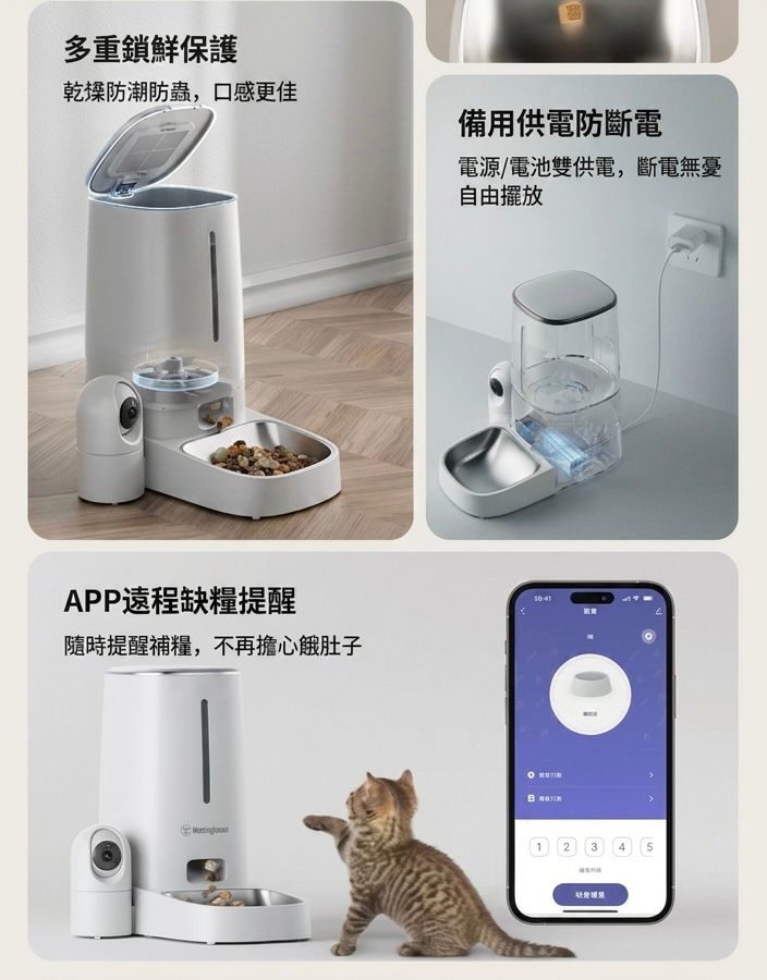 Westinghouse 西屋 智能可視餵食器 4L (預購產品)