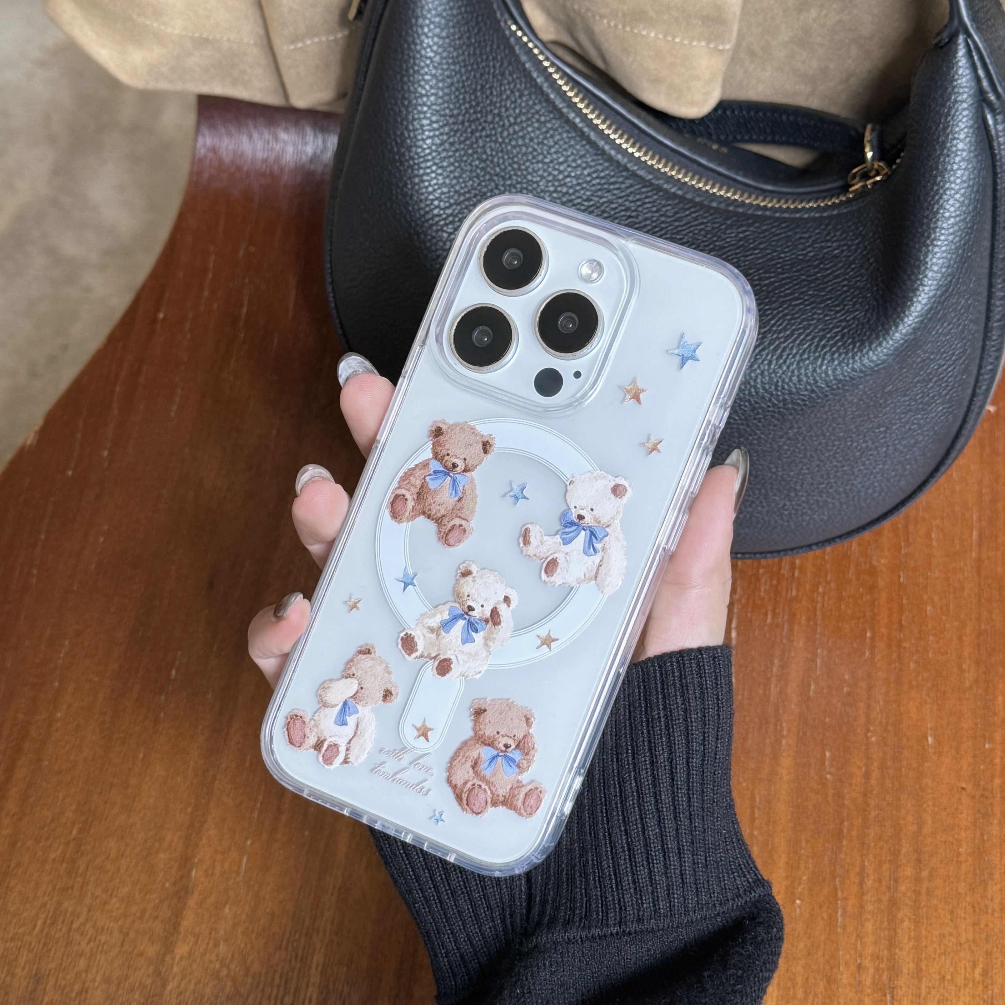 【2026ver. The Childhood Teddy】透明MagSafe iPhone Case