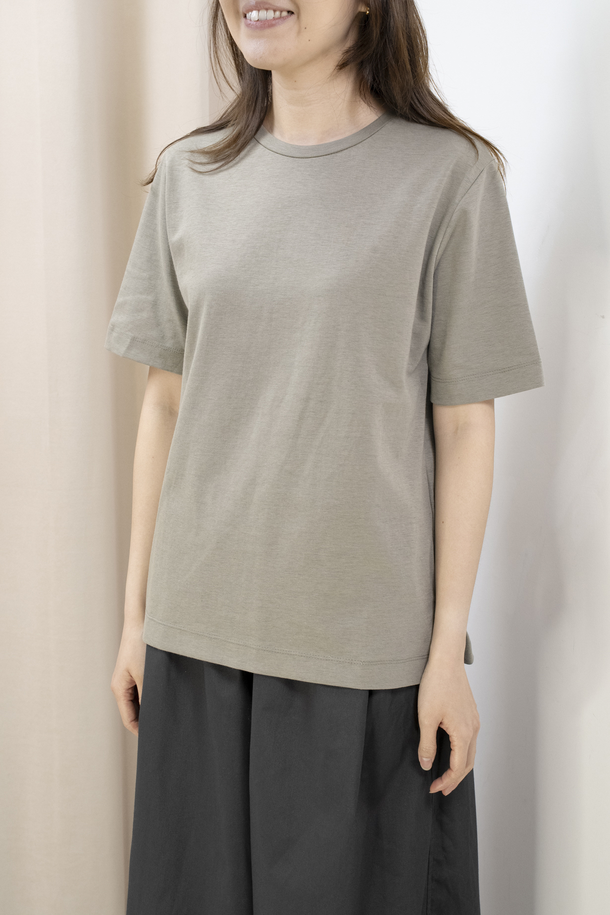 高質布紋理Top（綠色）