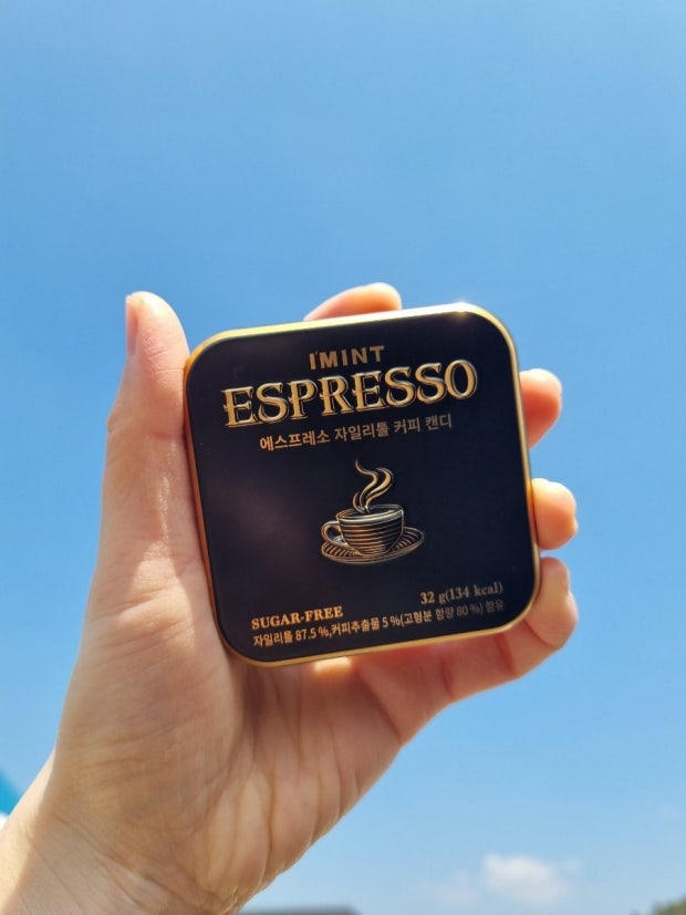 韓國爆紅 I‘MINT Espresso 無糖木糖醇咖啡 薄荷糖 32g