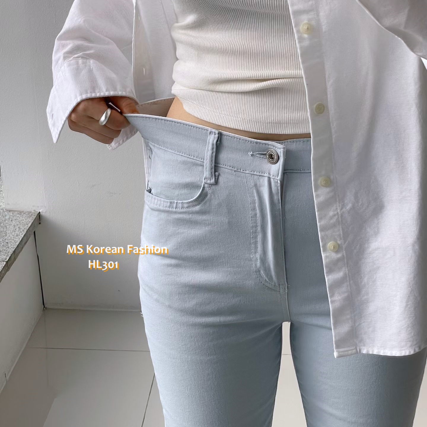 HL301 韓國🌼Howluk春版彈力棉直腳褲