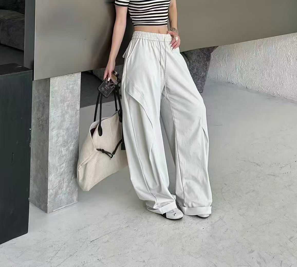 橡筋腰彎刀cut 休閒褲