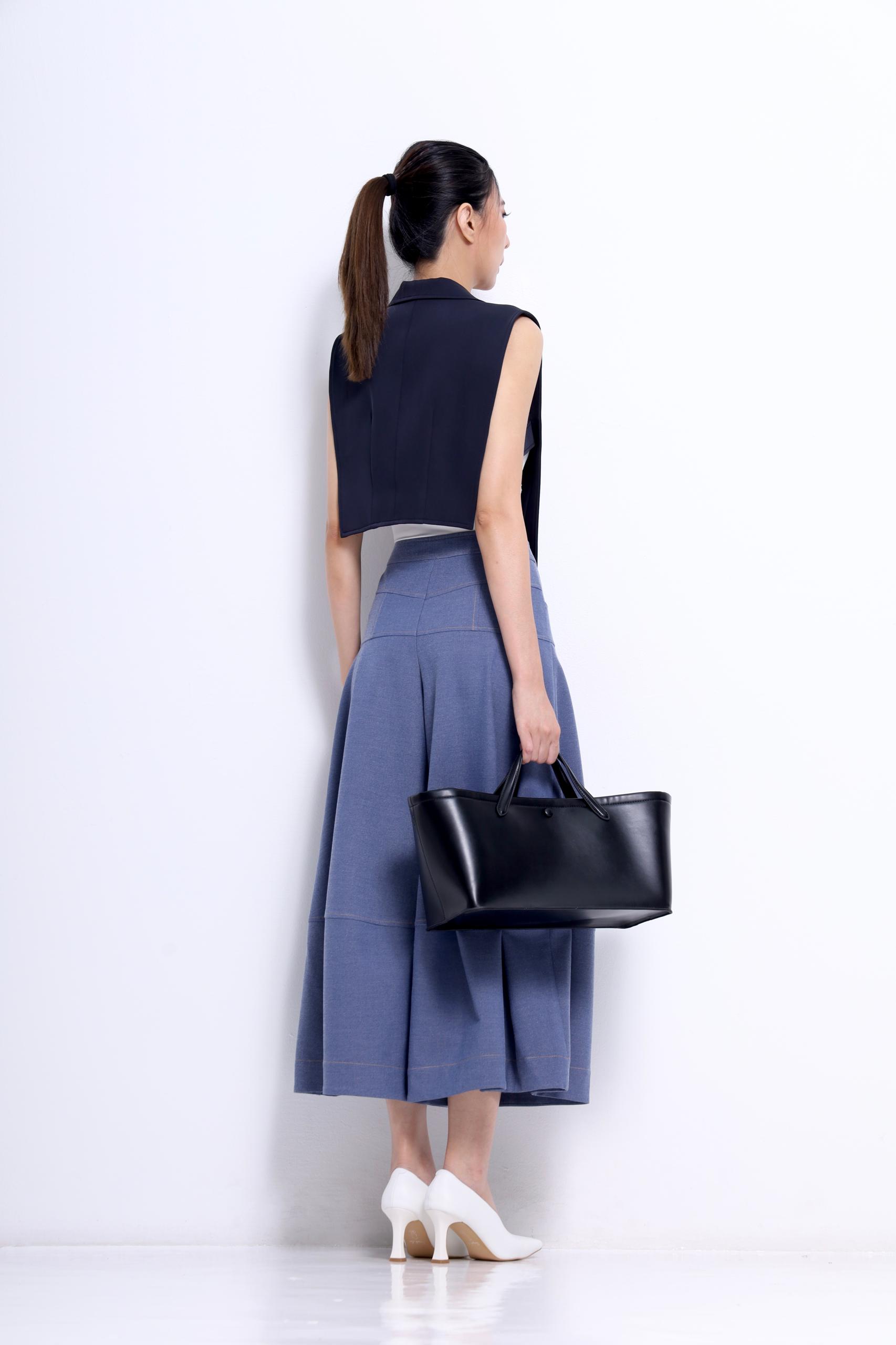 P584 Avery Wide-Leg Palazzo Pants