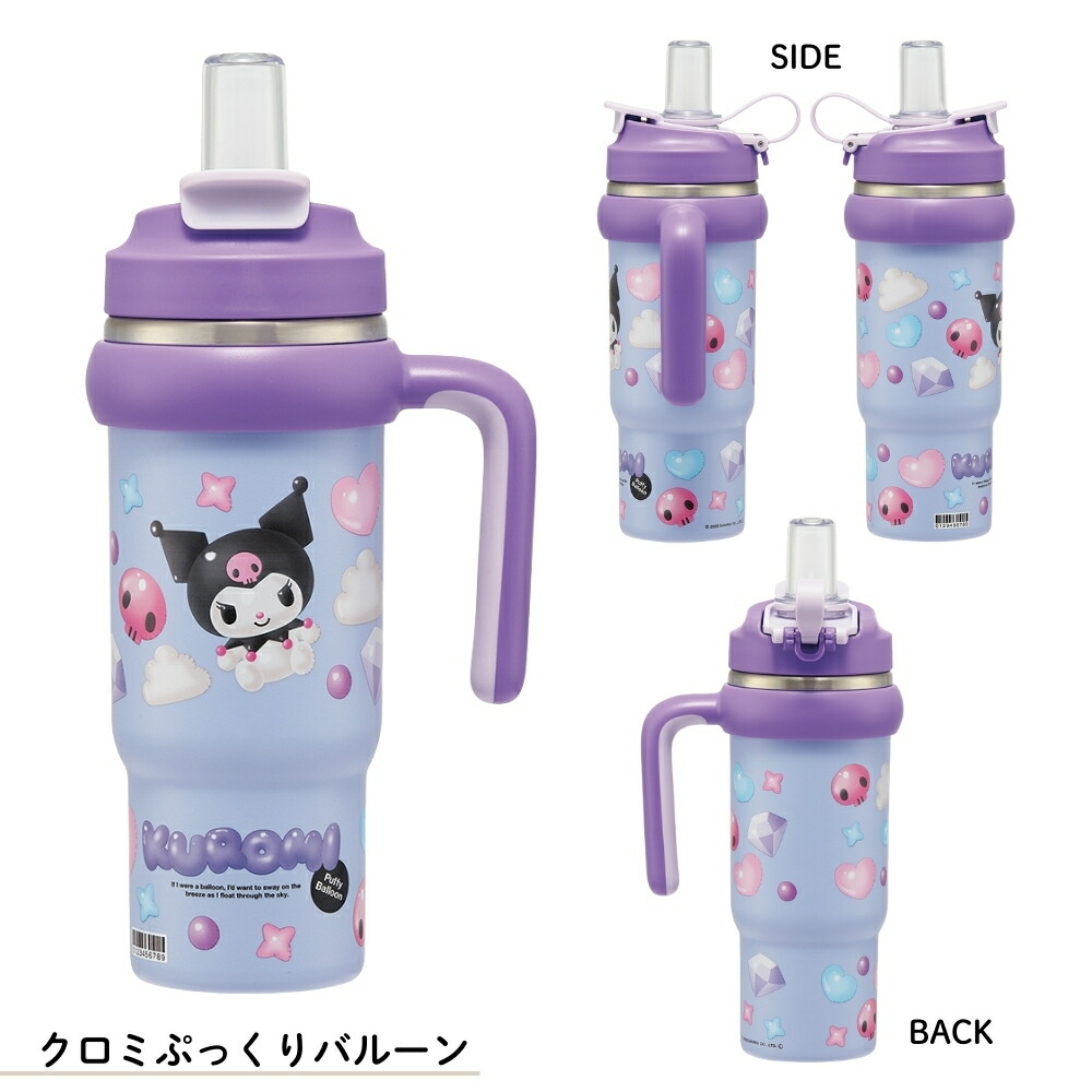 🆕【⭐訂購⭐】 🇯🇵日本直送 🌀#Skater x #Sanrio / #Disney 不銹鋼保溫吸管水壺 (830ml) ［8款選］🌀 [ELED-0075][260608]
