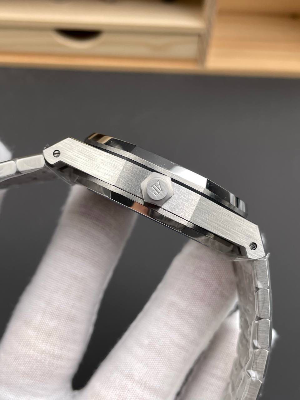 🚀爱彼 皇家橡树 26530烟熏蓝/40mm/自动陀飞轮💯