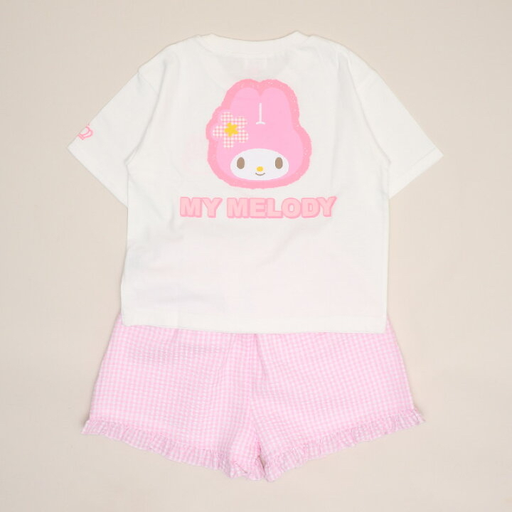 🇯🇵預訂 日本直送🇯🇵Babydoll x Sanrio系列五色人物前後印花短袖T恤格紋短褲套裝
