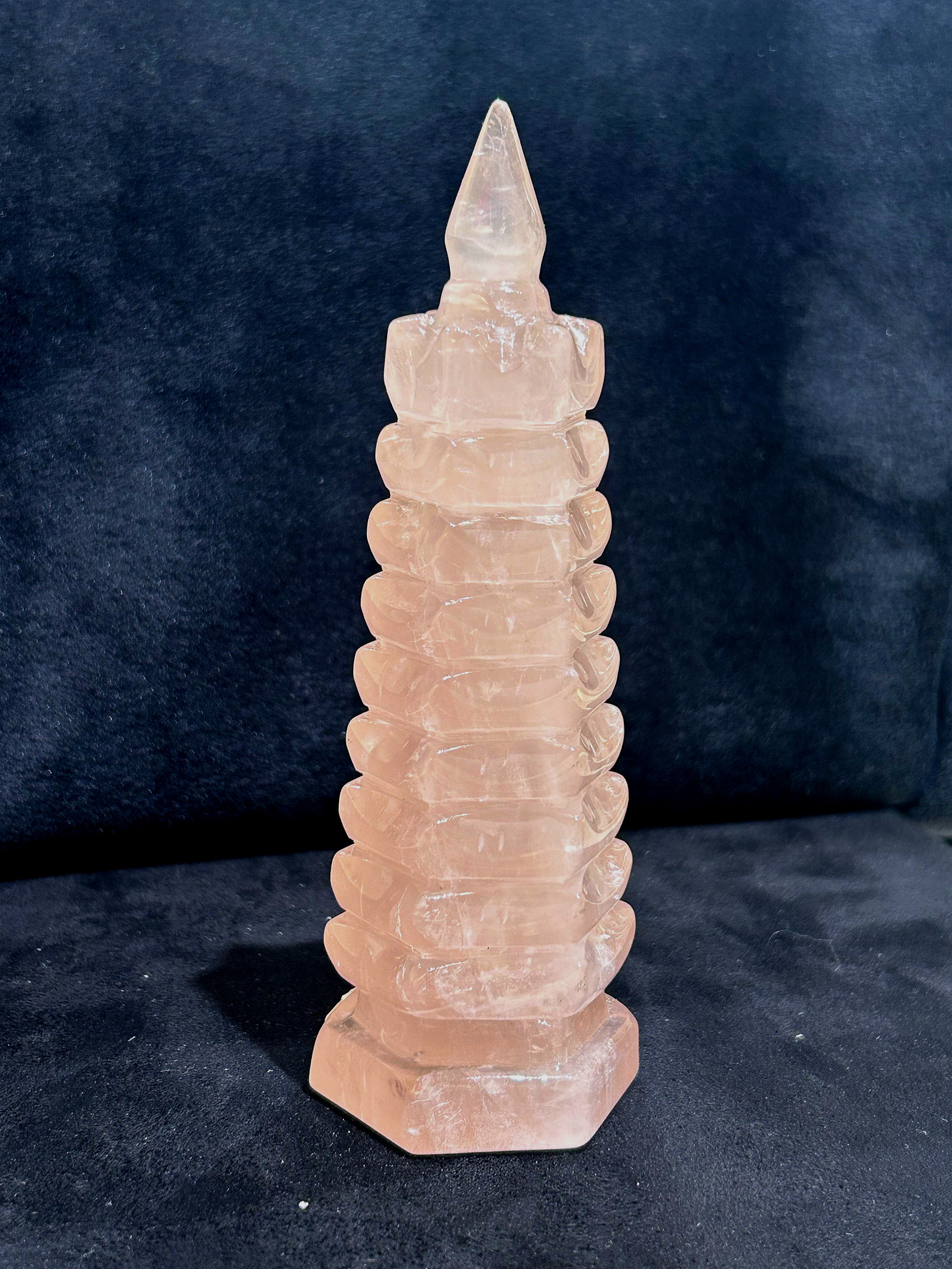 粉晶九層文昌塔