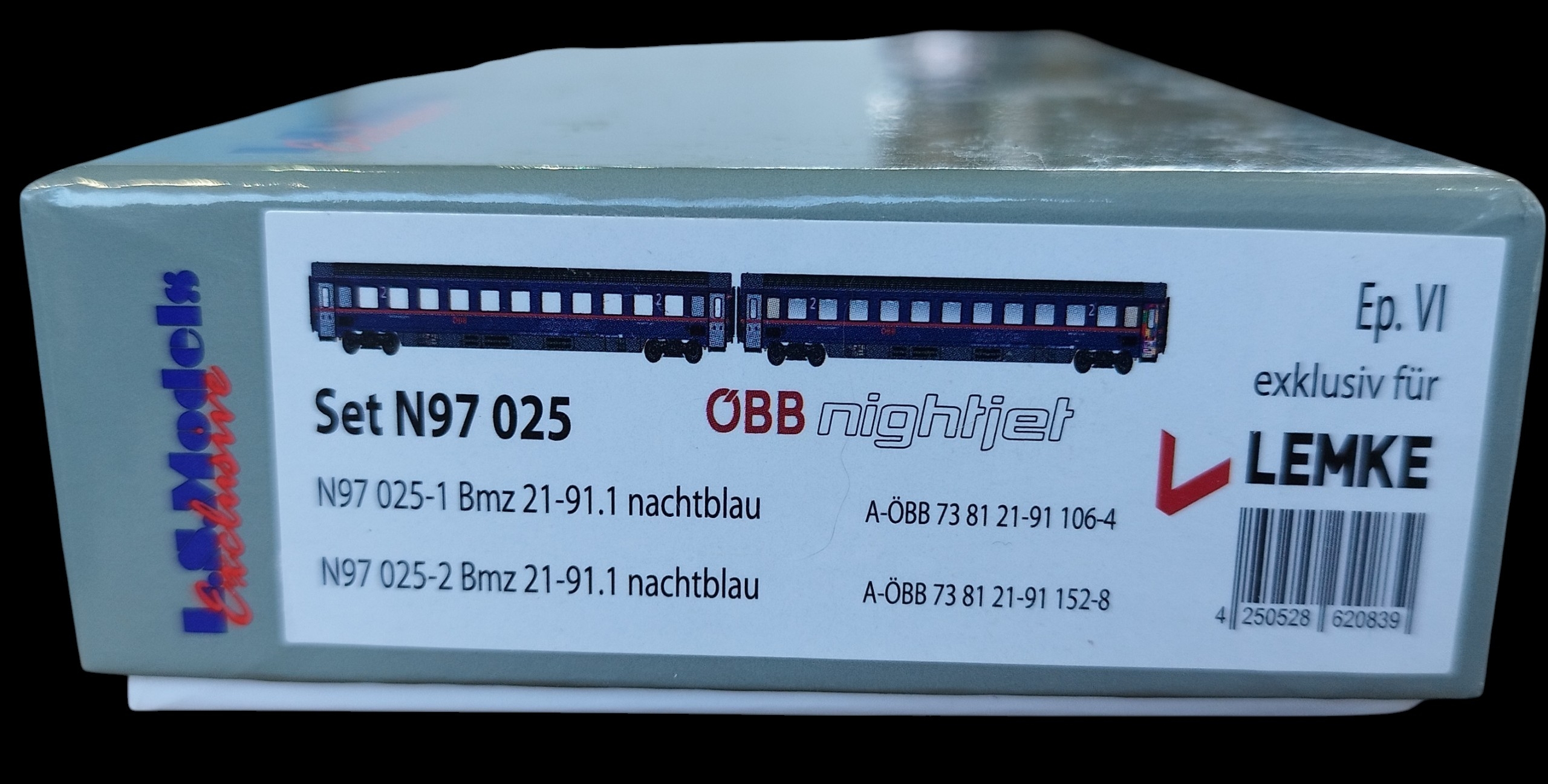 LS models N-scale ÖBB Nightjet Ep.VI Personenwagen Euro Pride (2-Car Set)